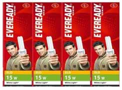 Eveready CFL 15W ELD – Combo ( Pack of 4) at Rs.369 – Shopclues