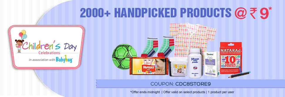 Handpicked Products @ Rs.9 – Firstcry.com