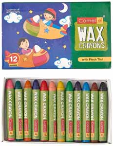 Camel Wax Crayons – 12 Shades at Rs. 10 – Amazon