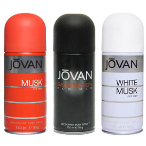 Jovan-Musk, Satisfaction, White-Musk-Pack-of-3-Deodorants-For-Men