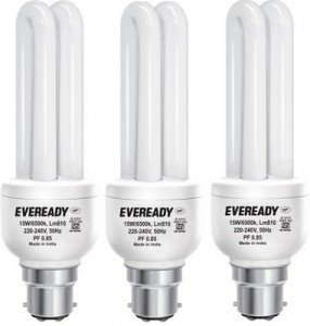 Eveready 15 Watt CFL Combo of 3 at Rs. 299 – Shopclues