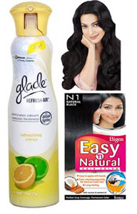 Pack of Glade Air Freshener & Bigen N Natural Color at Rs. 93 – Shopclues