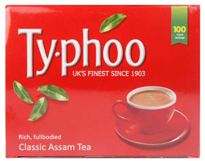 Typhoo Classic Assam Tea, 100 Tea Bags at Rs. 110 – Amazon
