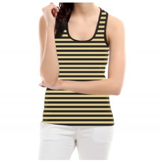 Black n Beige Sleevless Top at Rs. 98 – Shopclues