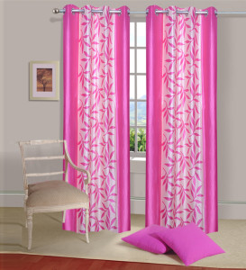 Kolaweri Design Eyelet Door Curtain (Pack of 2)