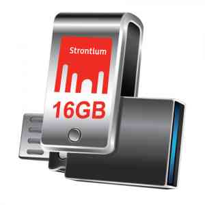 Strontium 16GB Nitro Plus OTG 3.0 USB Drive