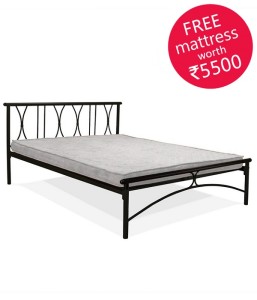 Queen Size Bed with Free Foam Mattress