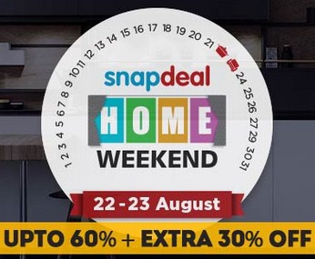Snapdeal Home Weekend Offer