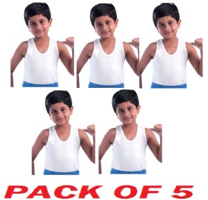 Dollar Junior Sleeveless Vests - Pack of 5