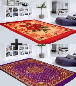 HomeZaara Traditional Carpet Combo