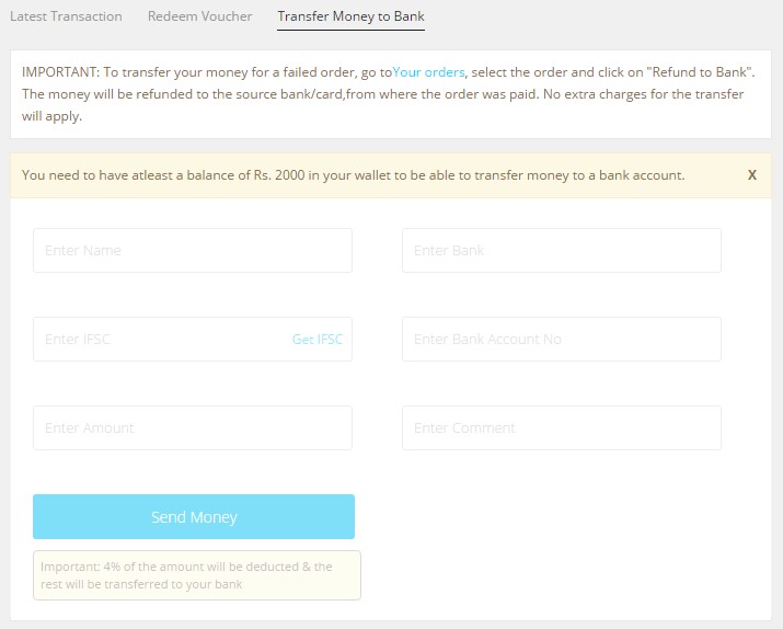 paytm cashback transfer to bank account