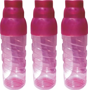 SET OF 3 PLASTIC BOTTLES