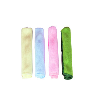 Houzfull Black Micro Fiber Cleaning Cloth Set of 4