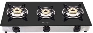 Pigeon Favourite Glass Top Gas Stove 3 Burner