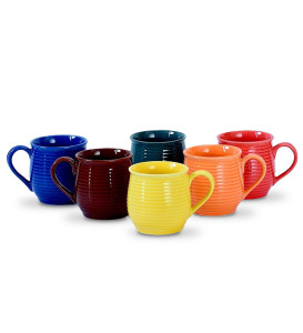 Cdi Kullar Stoneware 150 ML Mugs - Set of 6