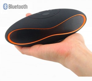 Portable wireless bluetooth mini stereo speaker