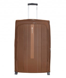 Safari Stria Brown 2 Wheel Soft Luggage